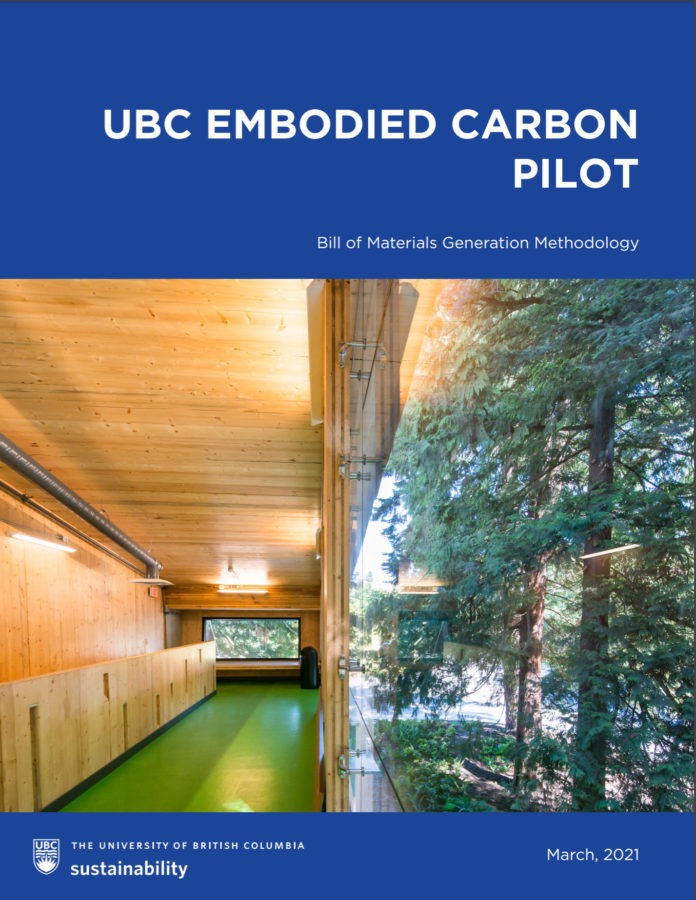 UBC Embodied Carbon Pilot